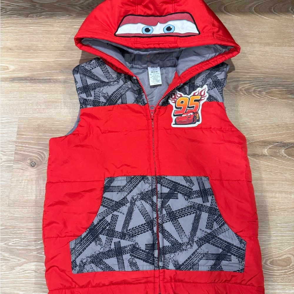 Disney Lightening McQueen Red Cars Kids Vest